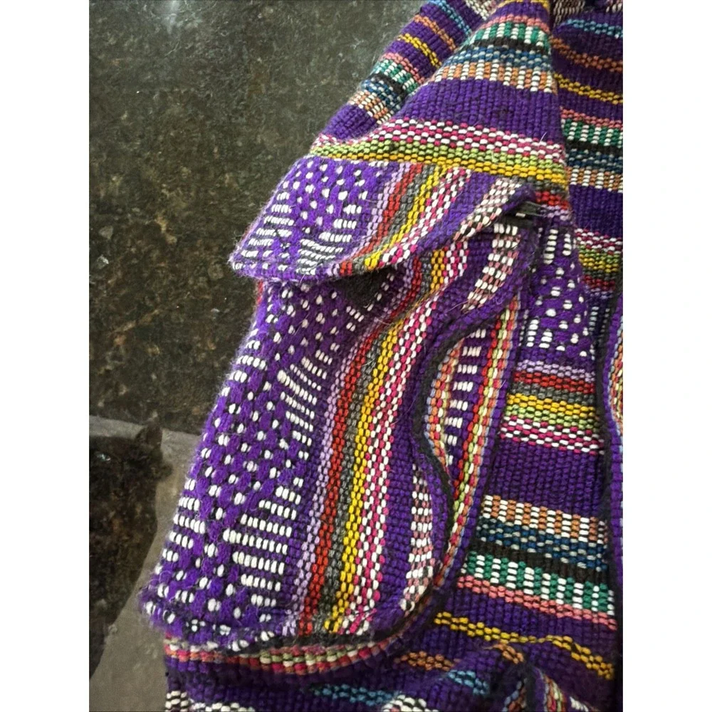 Pinzon Mexican Backpack Artisan Boho Woven Colorful Hippie Bag Beach Bag